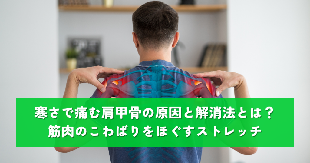 寒さで痛む肩甲骨の原因と解消法とは？筋肉のこわばりをほぐすストレッチ